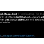 "Matt Hughes Responds: Addressing Allegations from Family"