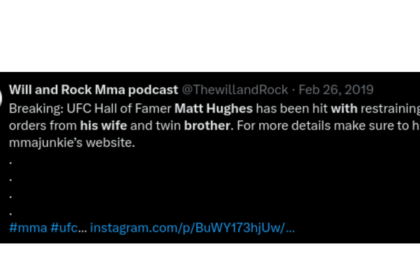 "Matt Hughes Responds: Addressing Allegations from Family"