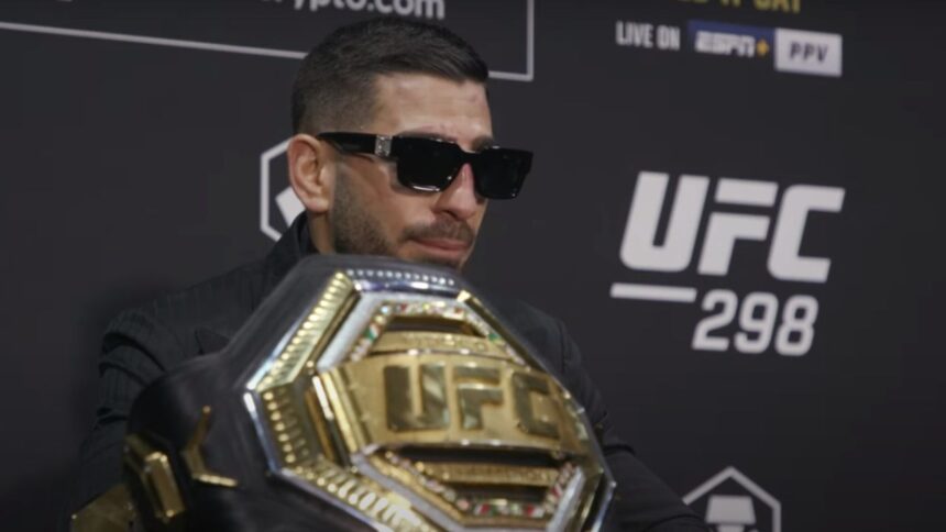 Underdog's Triumph: Ilia Topuria Stuns Alexander Volkanovski to Claim UFC Featherweight Title at UFC 298
