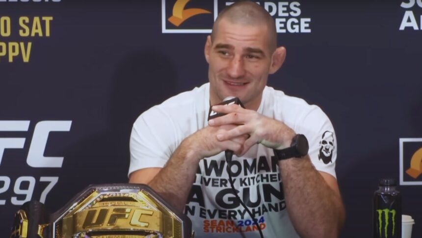 "UFC's Sean Strickland: From Octagon to Congress? Controversial Fighter Begs for Political Future!"