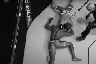 Ninja choke off a Sick high kick ends MMA contest