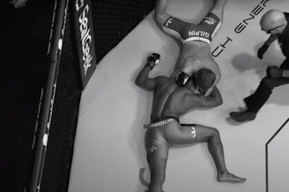 Ninja choke off a Sick high kick ends MMA contest