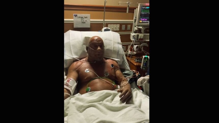 Mark Coleman alert, breathing on his own after saving parents from house fire: ‘I’m the happiest man in the world’