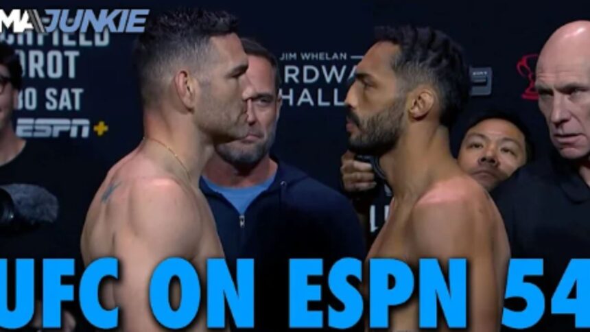 UFC on ESPN 54 live coverage, real-time updates