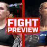 Erin Blanchfield battles Manon Fiorot