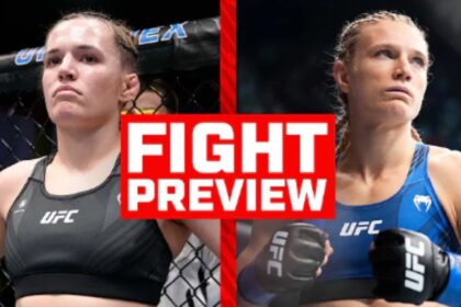 Erin Blanchfield battles Manon Fiorot