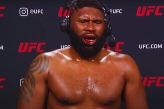 "Blaydes Shocks: Jones Unfazed by Aspinall, Eyes Miocic Showdown as 'Heavyweight Clash of the Century'"