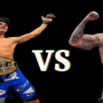 Bruno Silva facing off against Chris Weidman