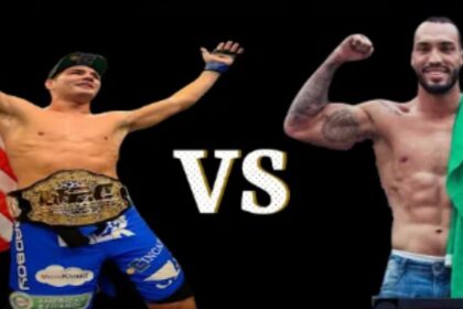 Bruno Silva facing off against Chris Weidman