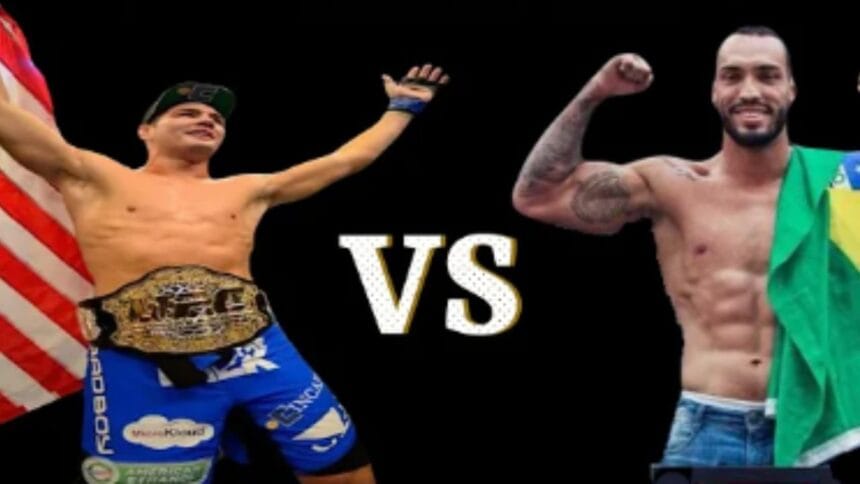 Bruno Silva facing off against Chris Weidman