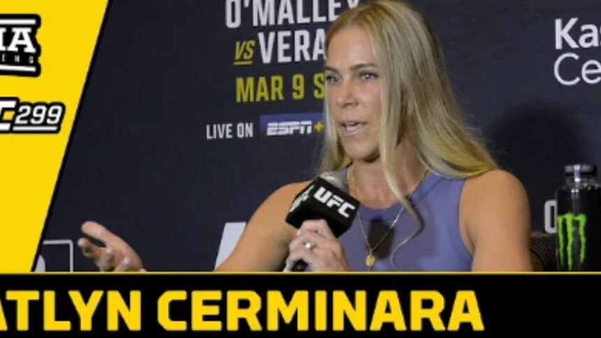 "Blonde Dynamo: Unveiling the Untold Story of Katlyn Cerminara, the Fighter"