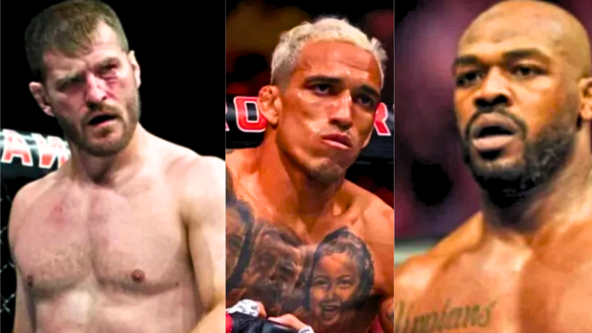 "UFC Rankings Shift: Stipe Miocic's Distance from Jon Jones Widens, Charles Oliveira Faces Setback in Heavyweight and Pound for Pound Updates"