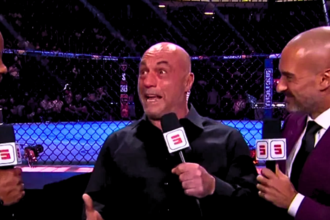 "Emotional Joe Rogan Nearly Tears Up at UFC 300: Fans Moved by His Passion"