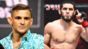 "Watch: Islam Makhachev Reveals Bald Look Ahead of Potential Bout with Dustin Poirier"