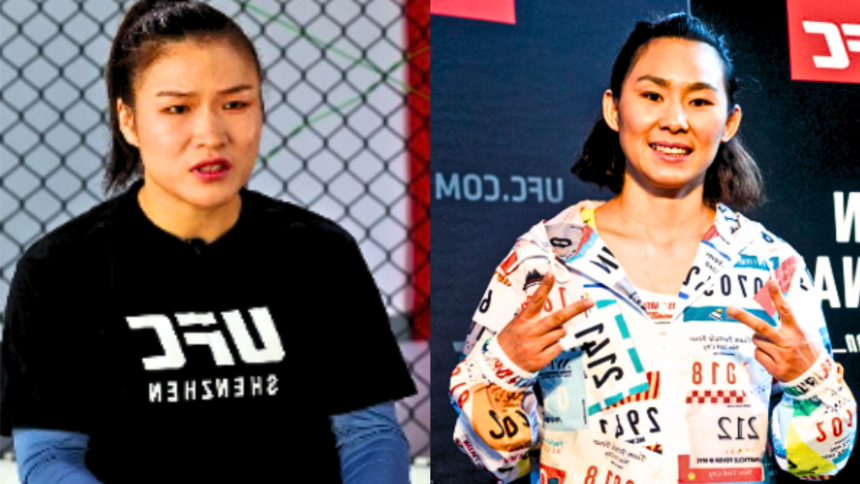 "Zhang Weili Retains UFC Strawweight Title in Thrilling Win Against Yan Xiaonan: A Chinese Derby Showdown"