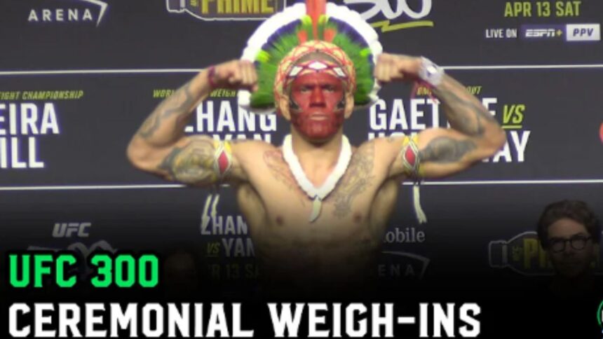 "UFC 300 Weigh-In Unleashes Excitement: Fighters Set Stage for Epic Showdowns!"