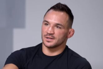 Michael Chandler’s Gloomy Day Brightened by Bruce Buffer’s Custom UFC 303 Jacket
