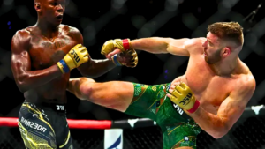 "Du Plessis Defeats Adesanya to Keep UFC Title in a Thrilling Perth Showdown"