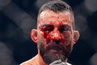 Doctor Halts Brutal UFC Paris Fight: Saint Denis’ Face Shattered by Moicano!